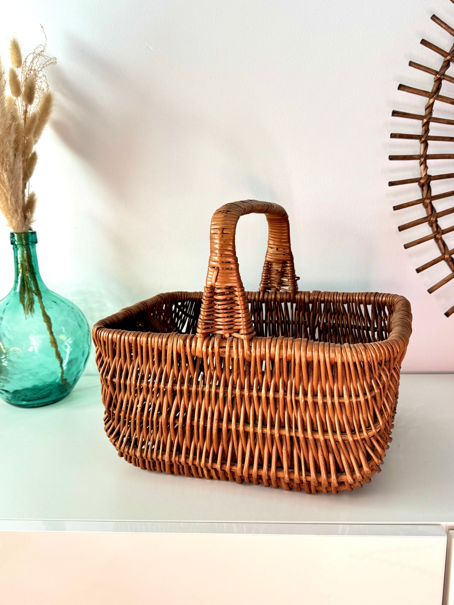 Panier ancien en osier