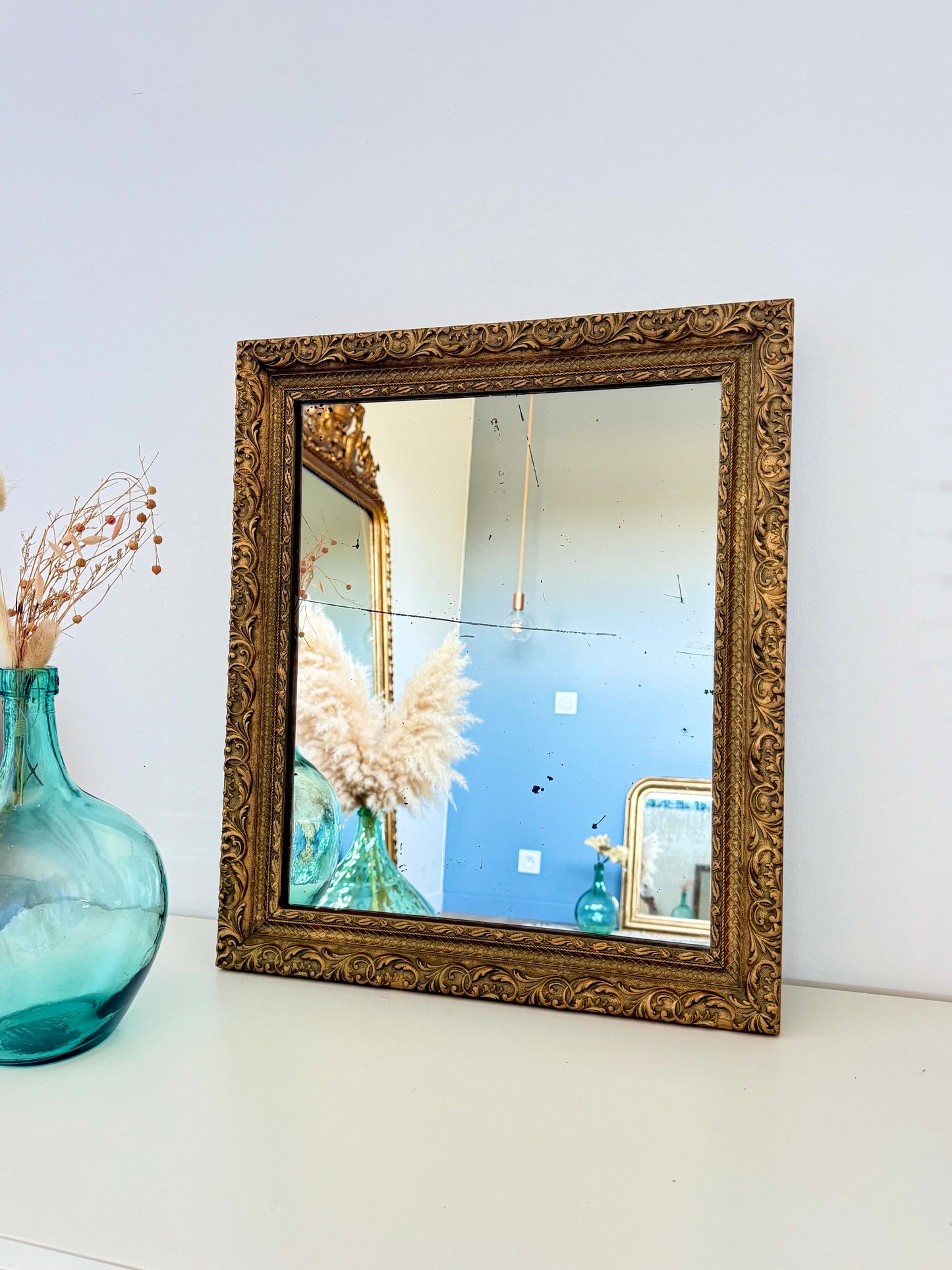 Miroir ancien doré
