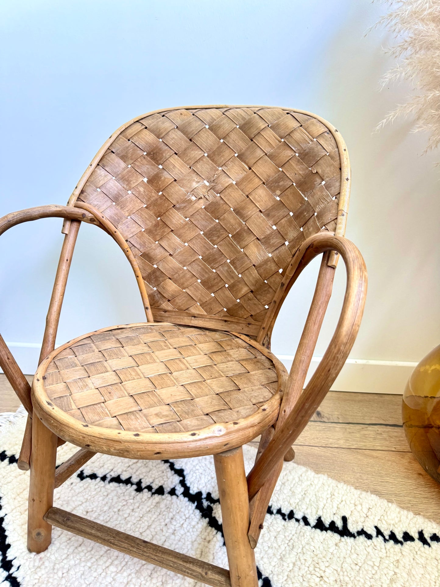 Chaise enfant en matières naturelles