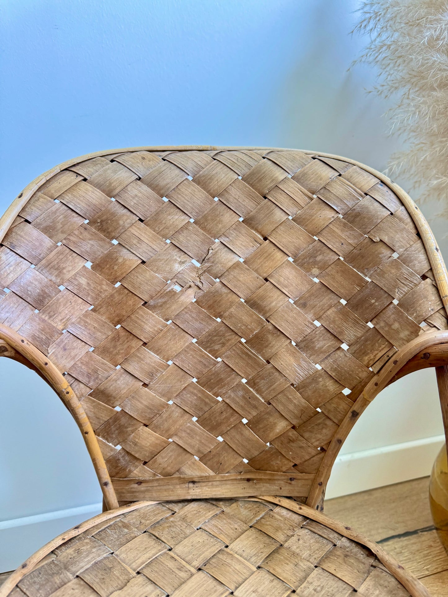 Chaise enfant en matières naturelles