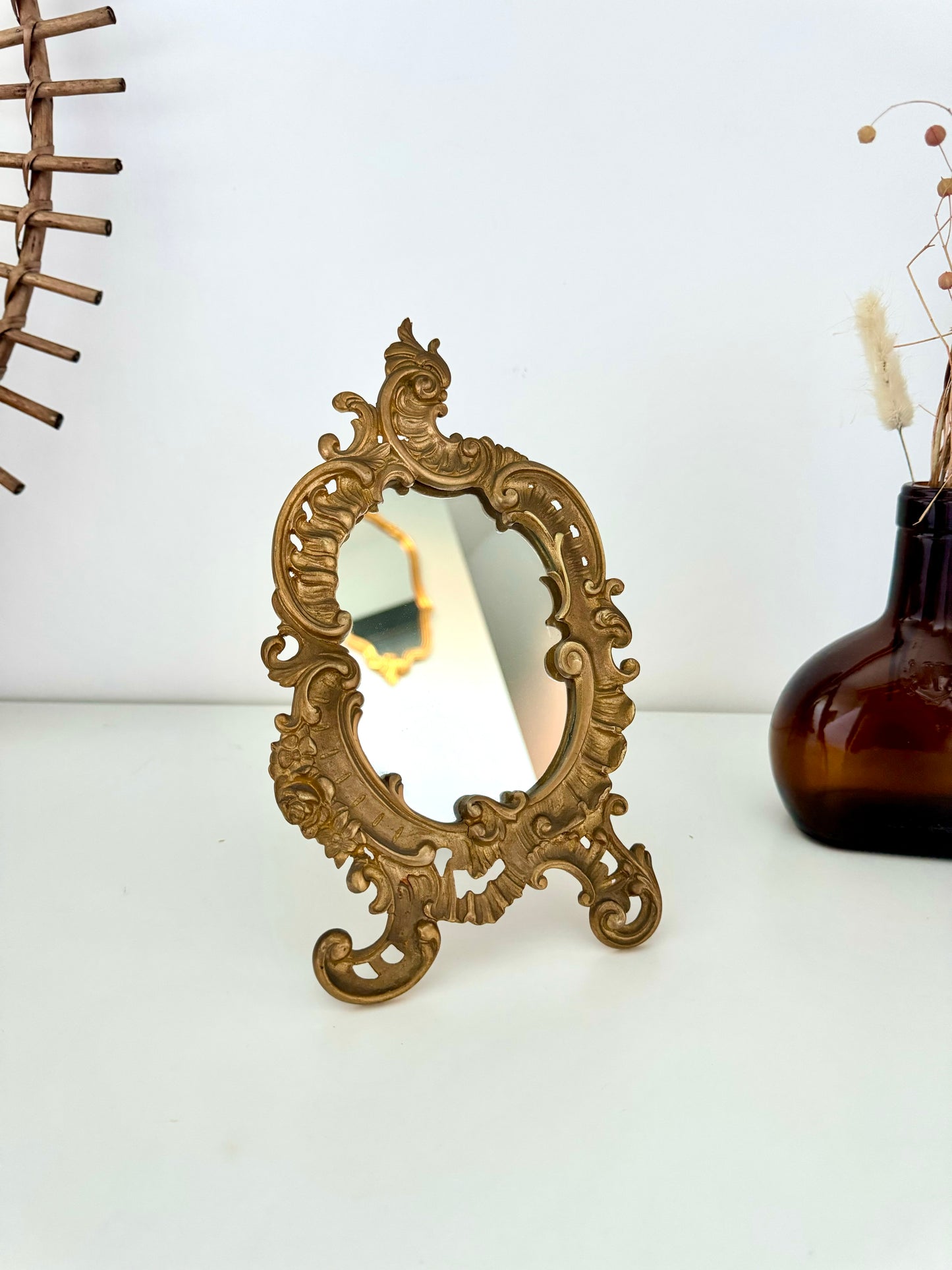 Petit miroir de style baroque