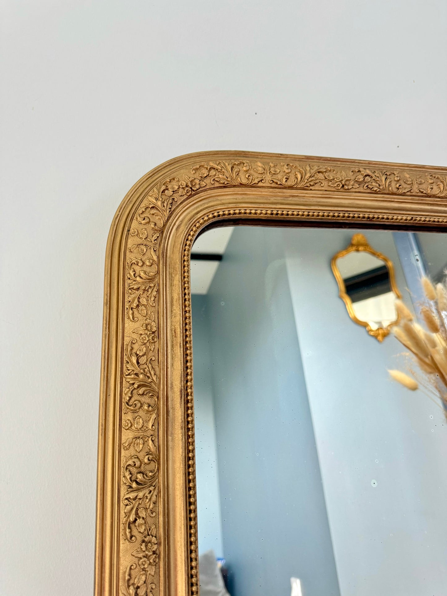 Miroir ancien doré Louis Philippe