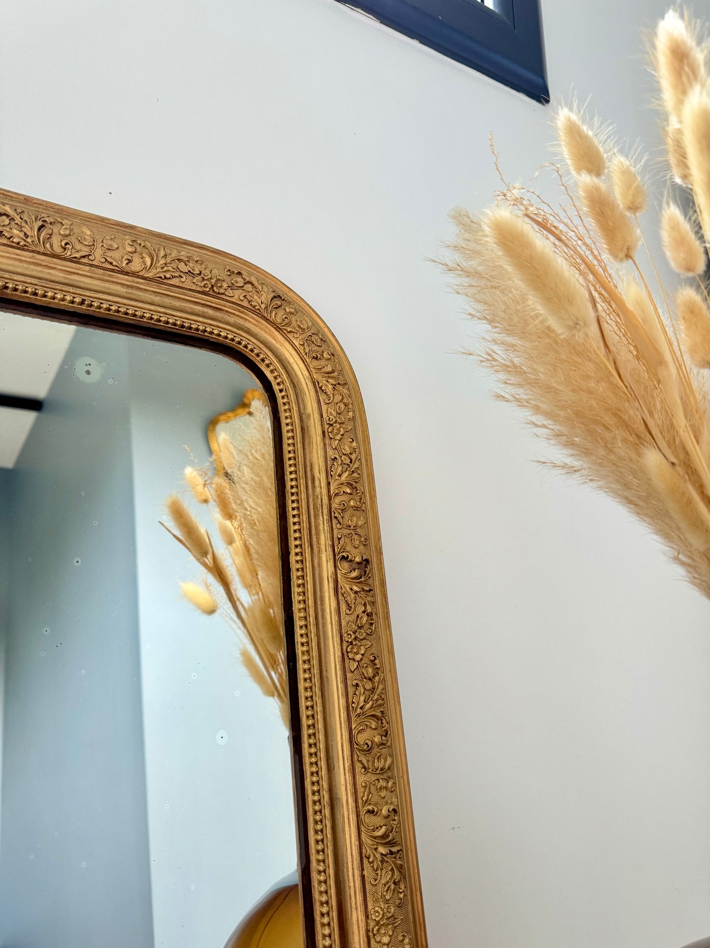Miroir ancien doré Louis Philippe