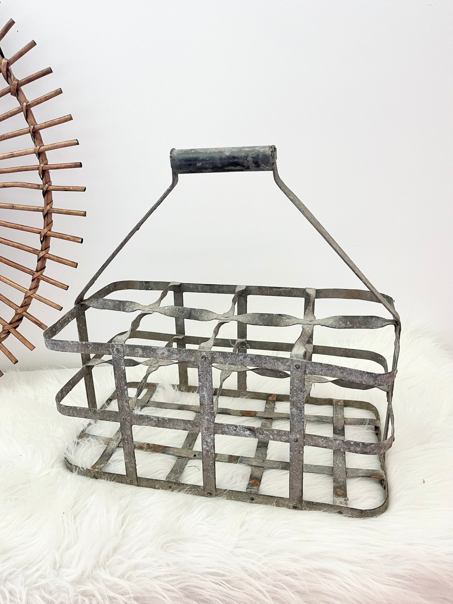 Porte bouteilles en zinc