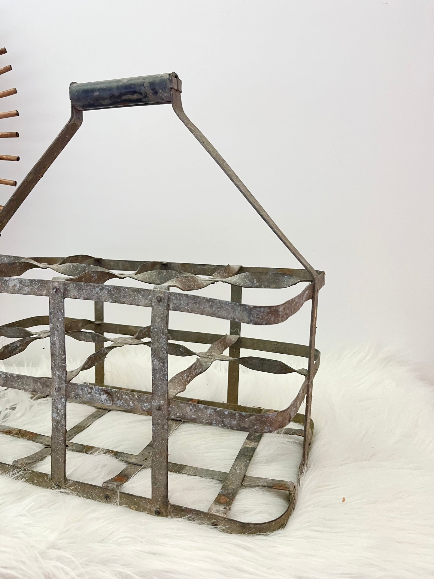 Porte bouteilles en zinc