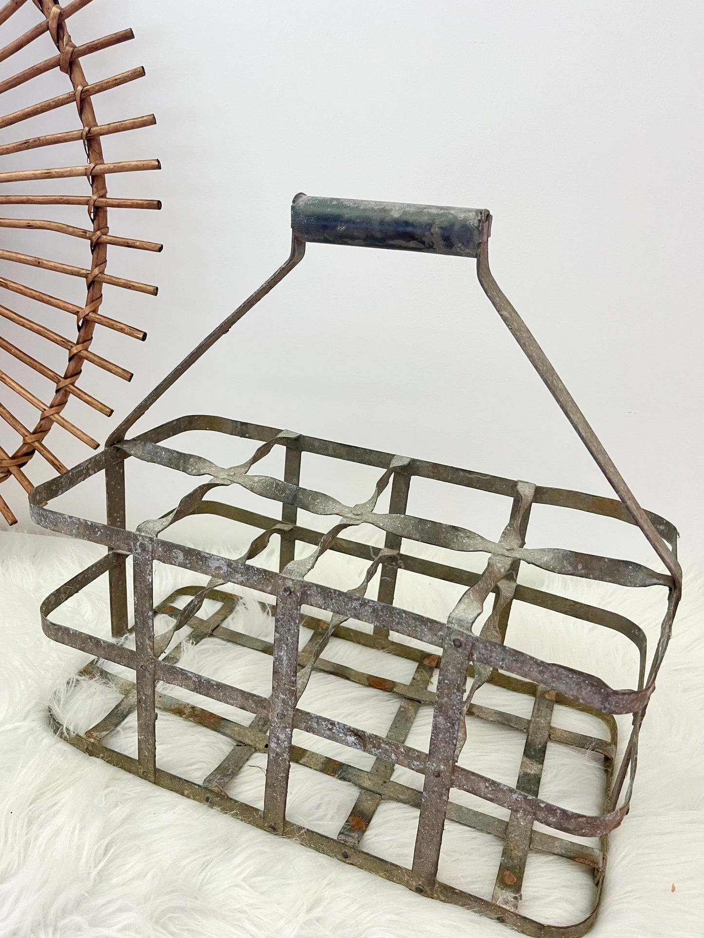 Porte bouteilles en zinc
