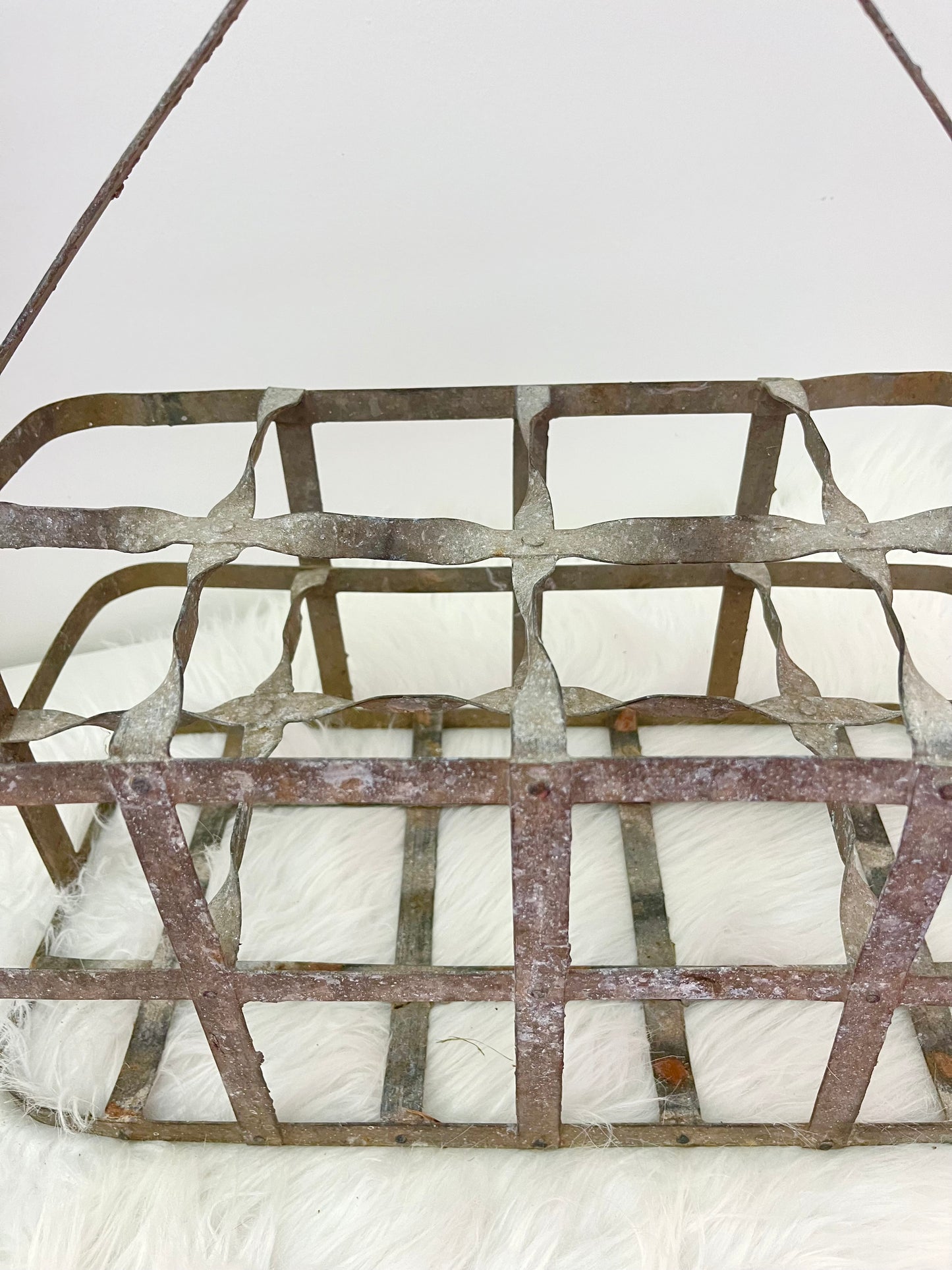 Porte bouteilles en zinc