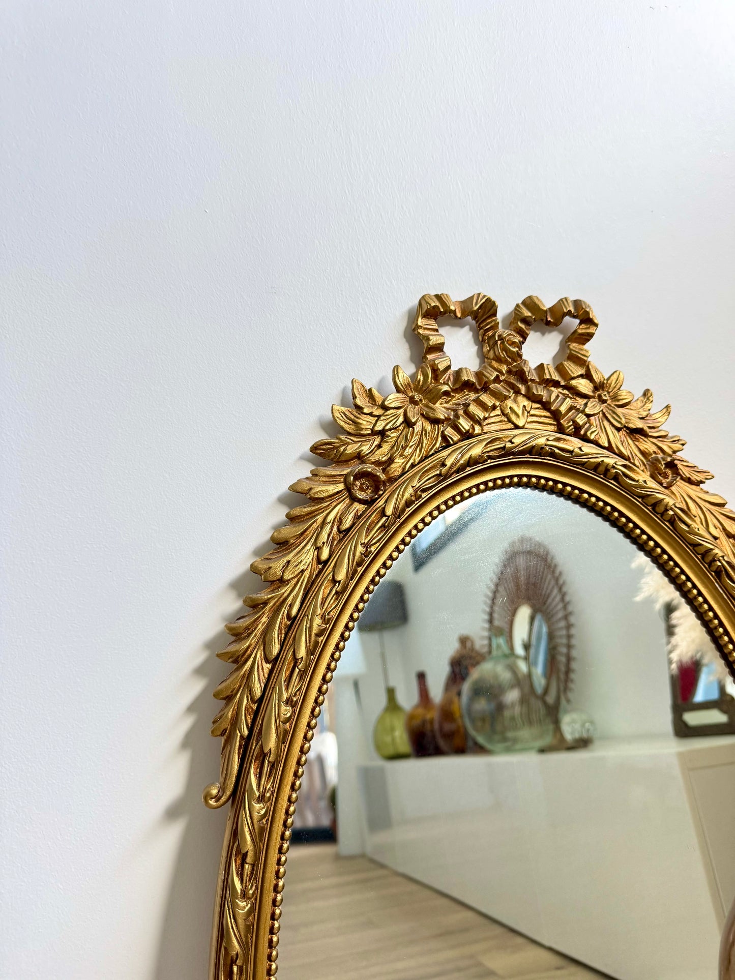 Miroir ancien, style classique, années 70
