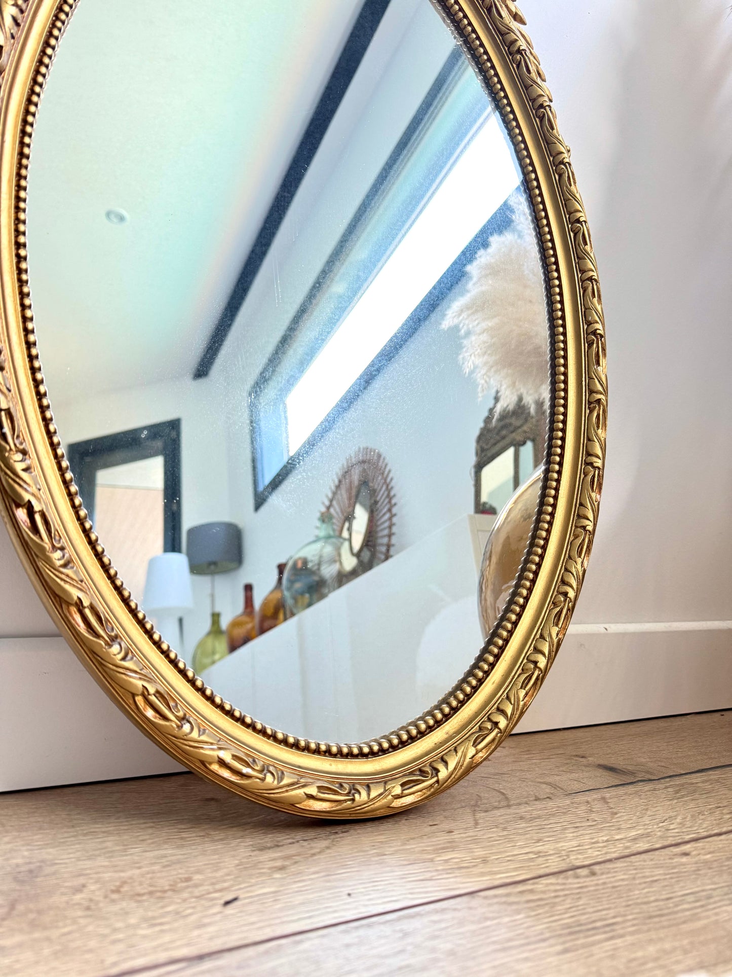 Miroir ancien, style classique, années 70