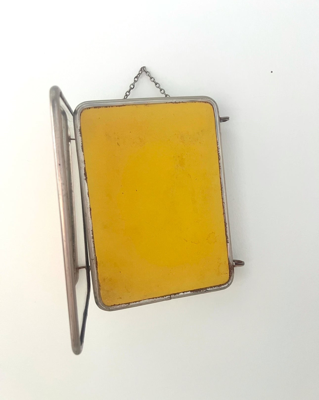 Miroir de barbier triptyque